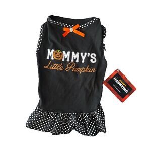 Happy Haunting Pet Apparel Little Dog Costume Halloween Mommy’s Little Pumpkin